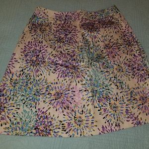 Lane Bryant multi color skirt NWT